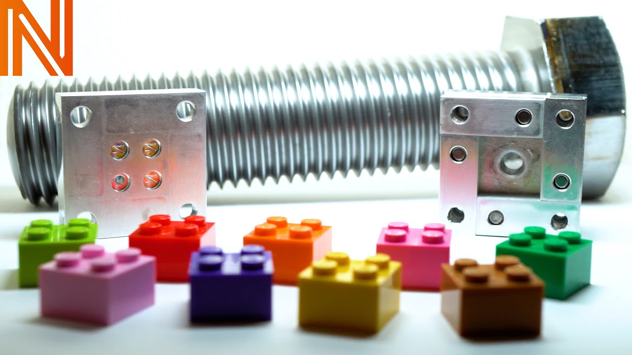 Challenge LEGO insert molding with an injection molding machine