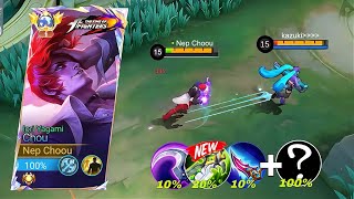 Wtf Dmg This Is Chou Illegal 1 Hit Shot Build 2026mlbb