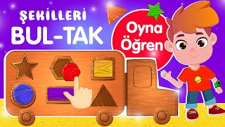 Geometrik Şekilleri Öğreniyorum | Kare Dikdörtgen Daire Üçgen Altıgen Yıldız | Şeker Atölyesi