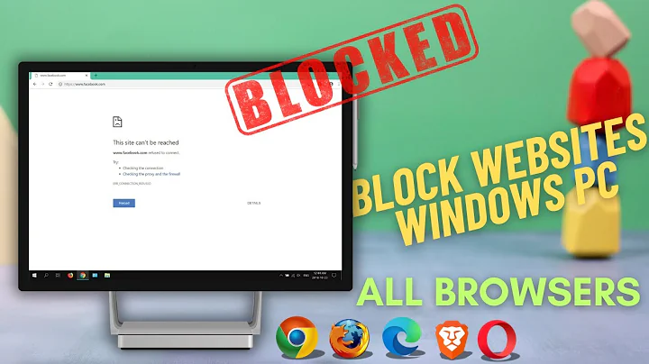 How to BLOCK websites on Windows 10/11 (2024) | Make your computer safe  #windows