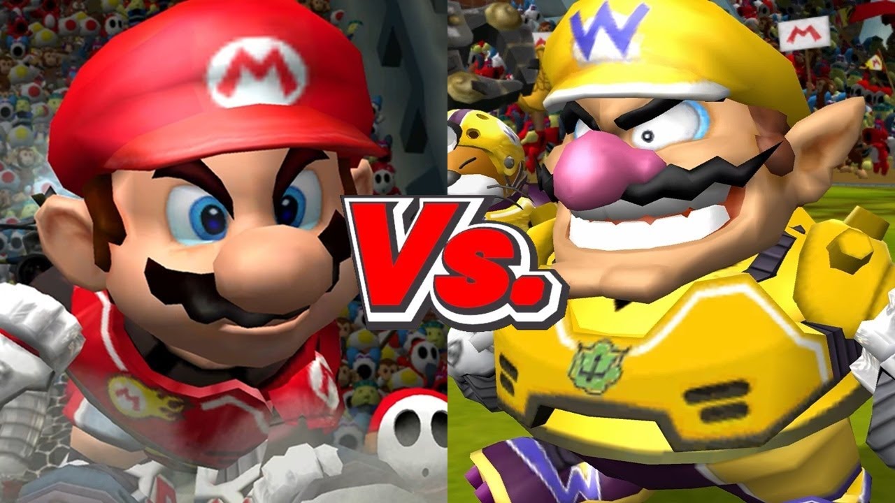 Mario Strikers Charged - Mario Vs. Wario