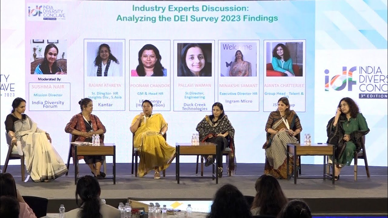 Panel Discussion at IDC 2023 moderated by the Mission Director of India Diversity Forum, Sushma Nair
