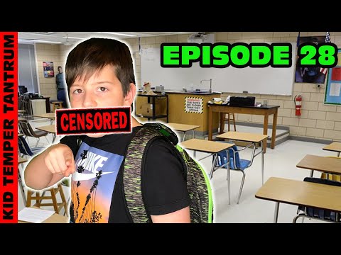 Kid Temper Tantrum Swears At Teacher - Storyfire Version