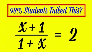 A Nice Algebra Problem | Find X | Olympiad Mathematics 