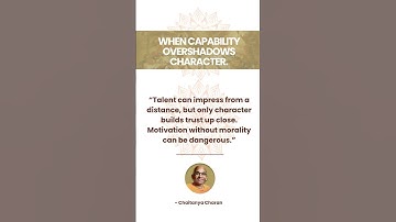 When Capability Overshadows Character  #chaitanyacharan #bhagavadgita #gitadaily