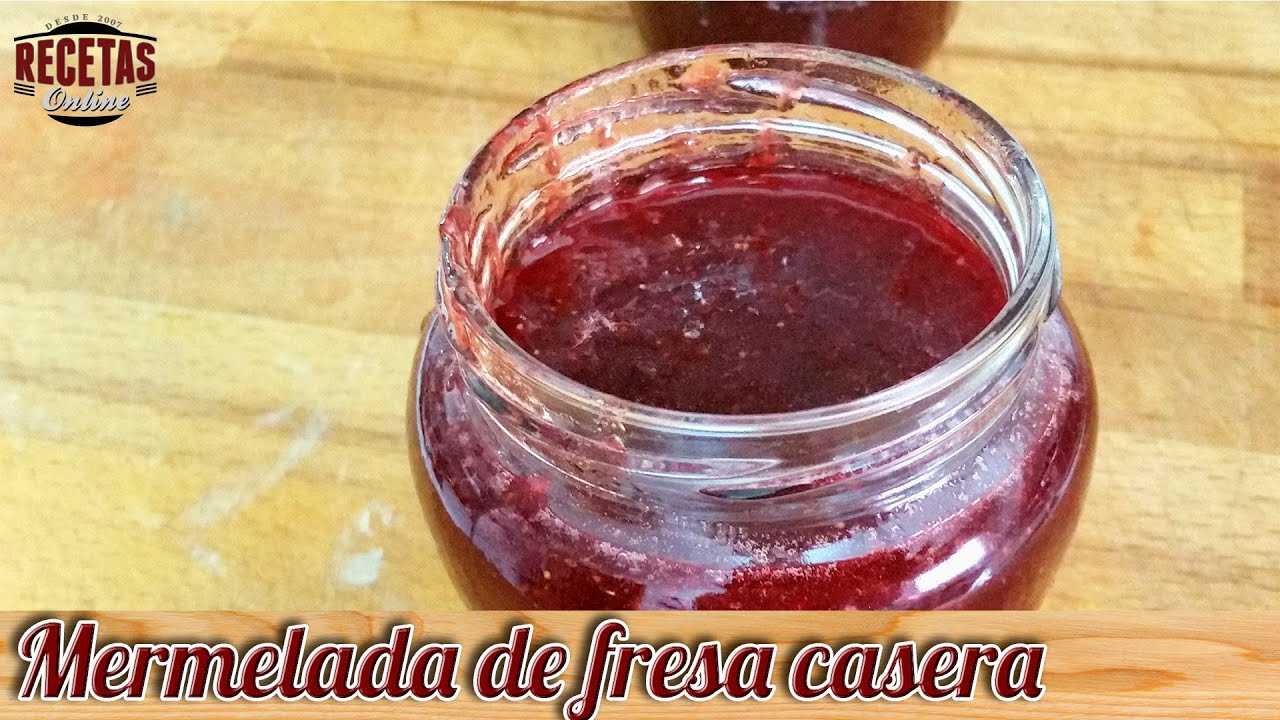 🥇 Cómo hacer MERMELADA de FRESA casera TRADICIONAL