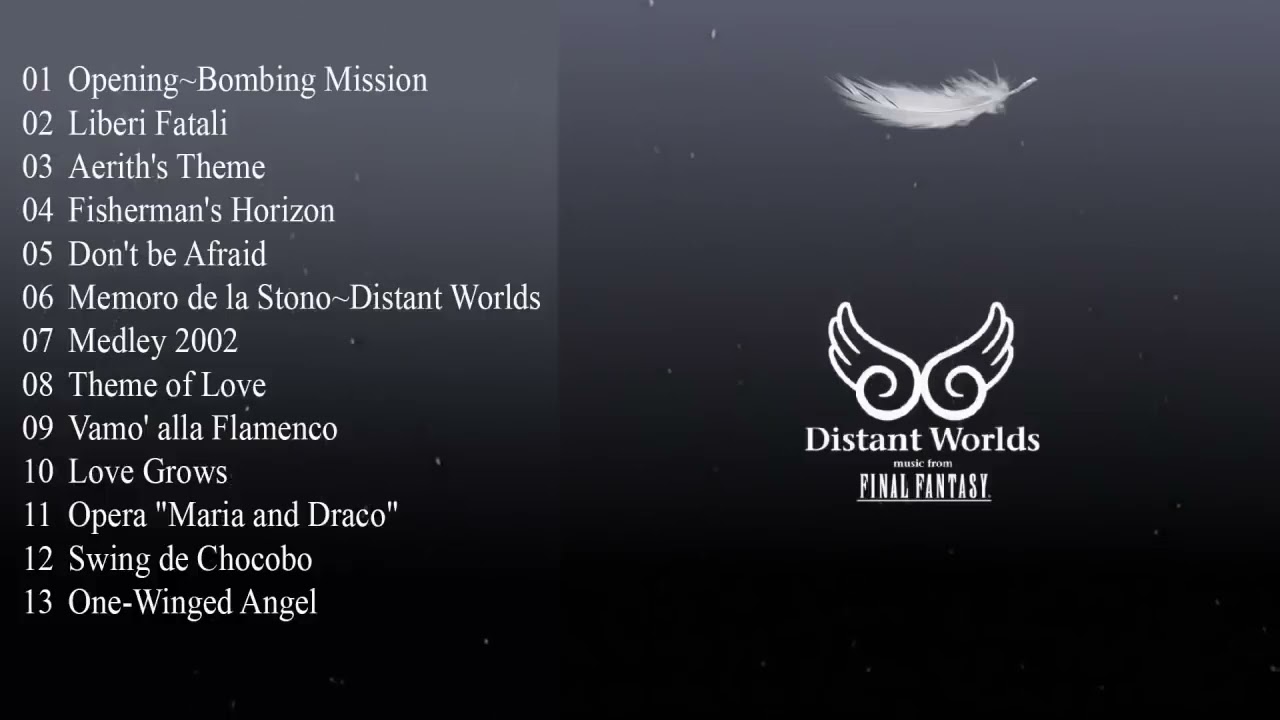 All Distant Worlds Albums Music From FINAL FANTASY