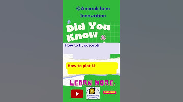 Adsorption data analysis #shorts