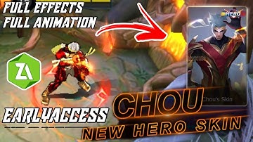 SUPER HERO CHOU CUSTOMIZED SKIN FULL EFFECTS EARLY ACCESS
