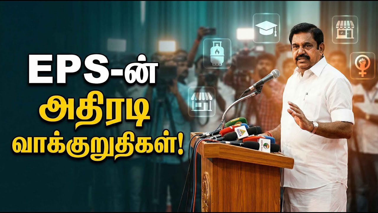 ADMK Election Manifesto 2026 | Major Promises for Women, Muslims & Christians | EPS Press Meet