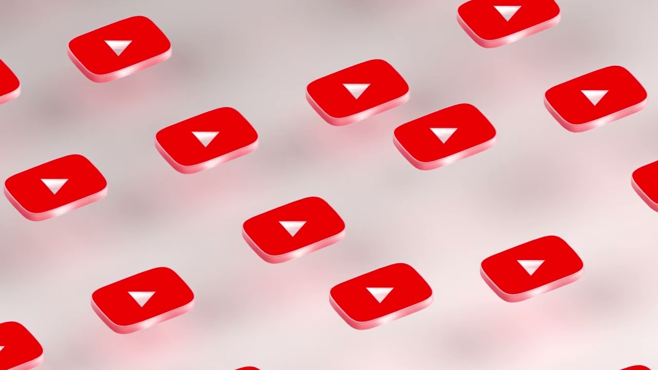YouTube icon background free footage