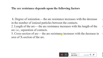 PRINCIPLES OF ARC INTERRUPTION (or) ARC EXTINCTION