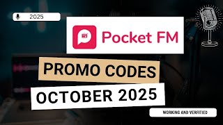 Pocket FM Promo Codes October 2025 🔥 | Free Coins &amp; Free Subscription Codes