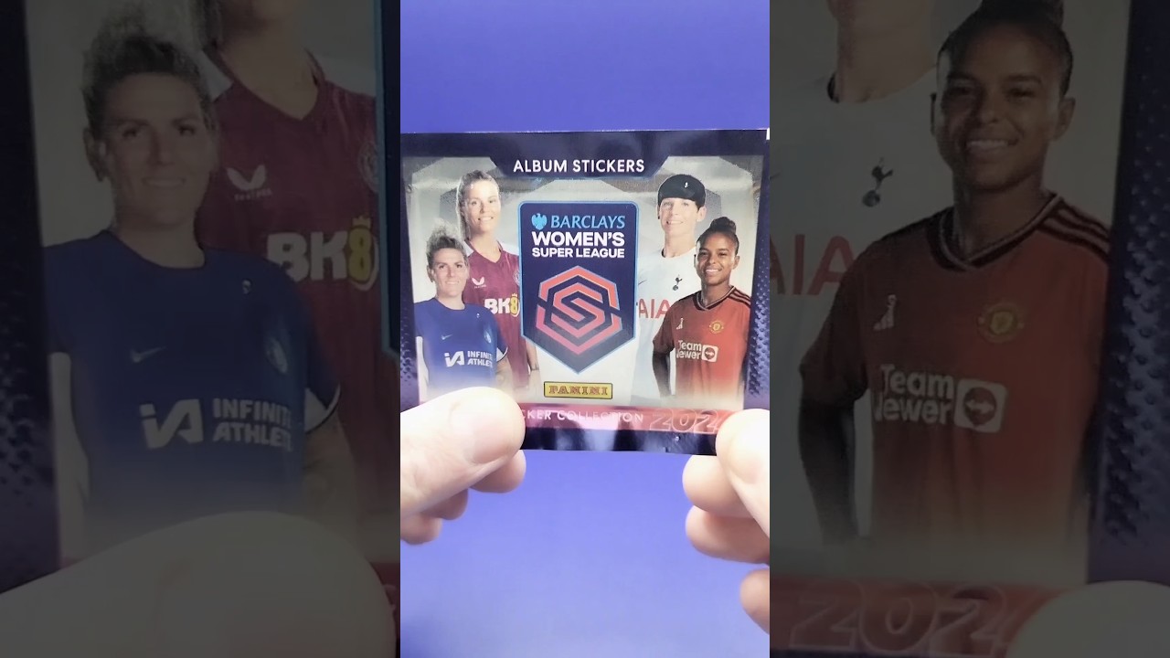 WSL 2024 Football Stickers Pack Opening 