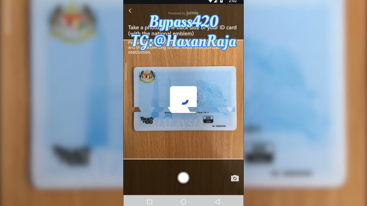 Jumio KYC Photo Identity (ID) Selfie verification bypass method