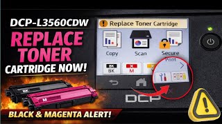 brother l3560 replace toner error solution Brother printer DCP- 3560CDW (Toner Reset) 100%Solved