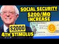 🔥SENDING OUT!📆$2,000+ Stimulus Check +$370 Monthly Increase  — Social Security, SSI, SSDI VA Update💰