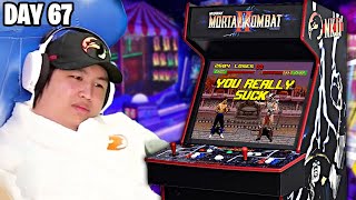 NOT STOPPING Until I Finish MORTAL KOMBAT II on The Arcade...