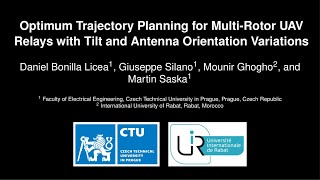 Optimum Trajectory Planning for Multi-Rotor UAV Relays with Tilt and Antenna Orientation Variations