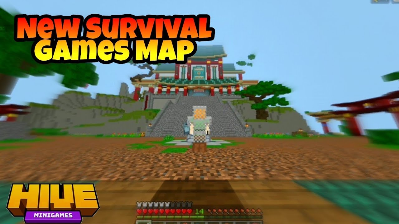 New Survival Games Map On TheHive Minigames! | Raw Gameplay