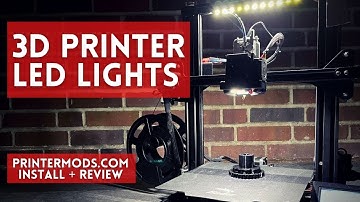 Installing LED Upgrade On Our Ender 3 Pro - Printermods.com Light Review