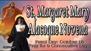 St. Margaret Mary Alacoque Novena | Patron Against Polio, Sacred Heart Devotee, Loss of Parents, etc
