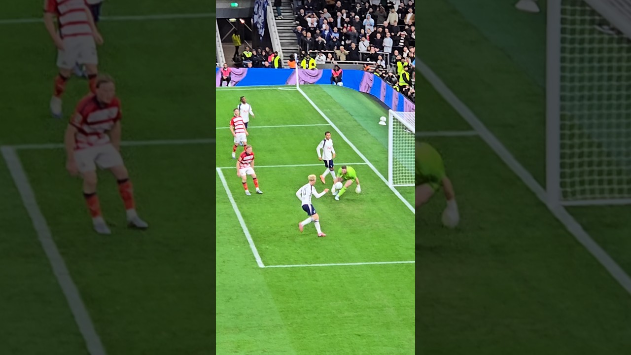 LUCAS BERGVALL'S GOAL AGAINST DONCASTER (DISALLOWED!) Spurs 3-0 Doncaster