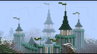 Building a fantasy castle in Minecraft - Minecraft creative building screenshot 5