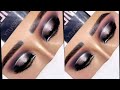 eyeshadow tutorial for beginners: black smokey eyeshadow tutorial #makeup #eyeshadow