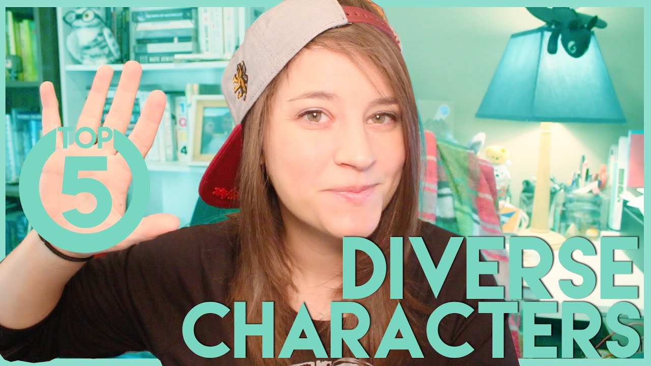 DIVERSE CHARACTERS | top 5 wednesday - YouTube