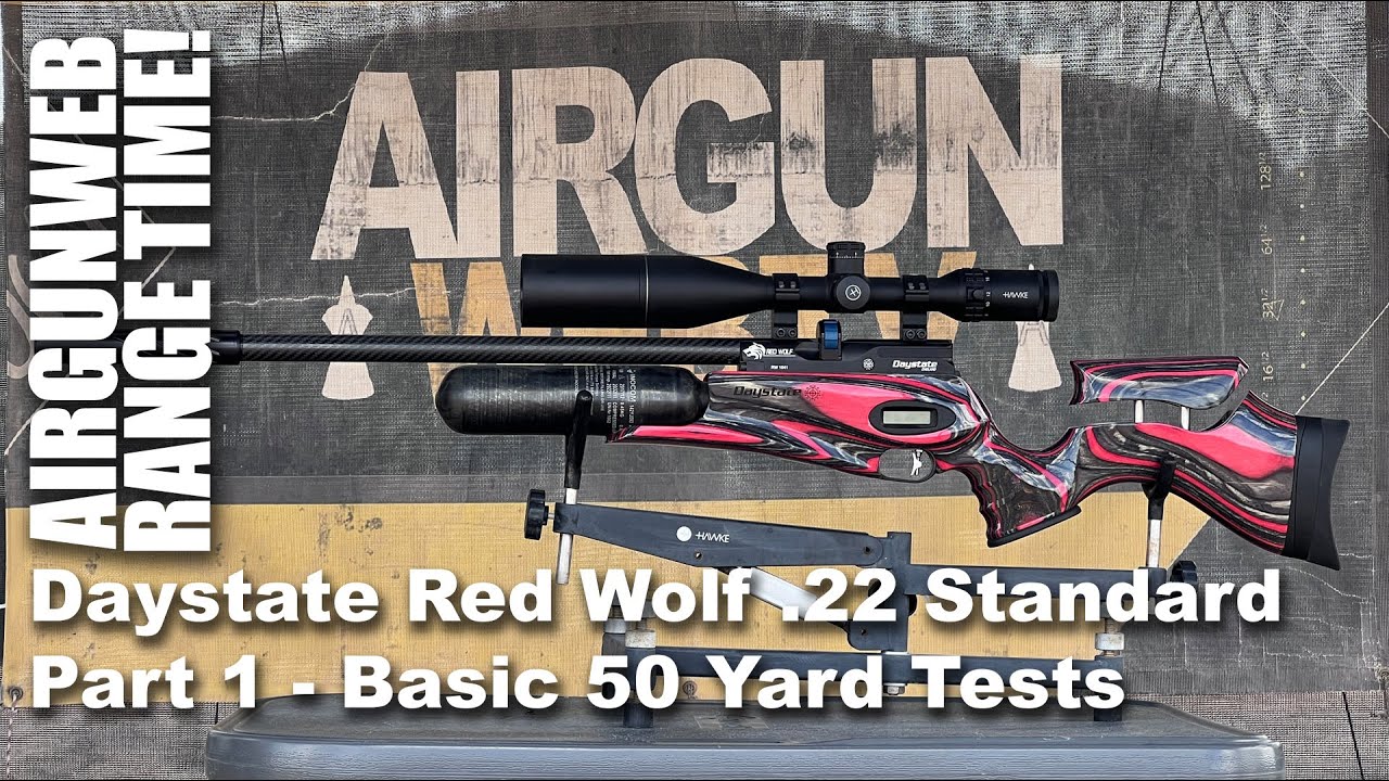 Daystate Red Wolf .22 Caliber Standard Part 1 - Basic testing at