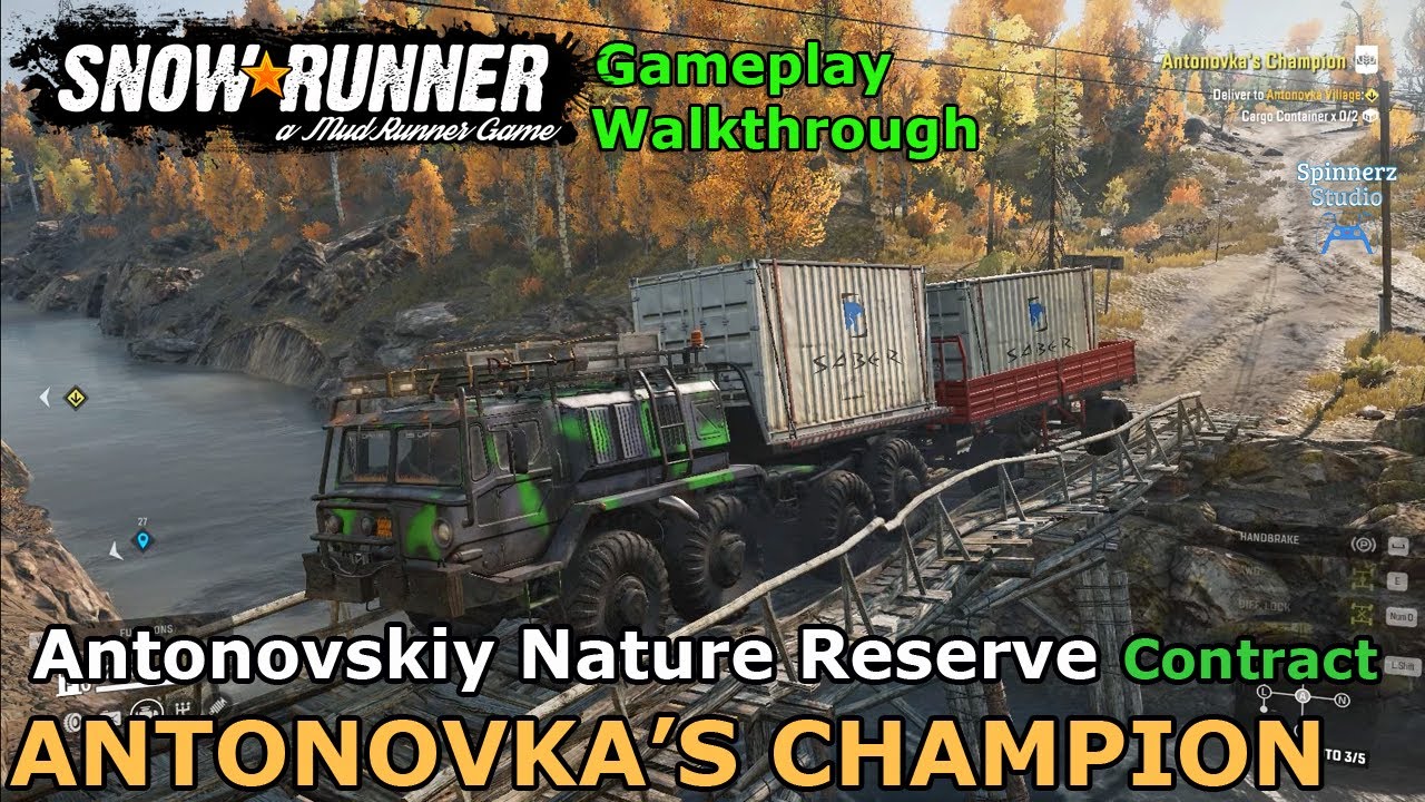 SnowRunner - Antonovka's Champion |  Antonovskiy Nature Reserve Contract, Don Russia - Phase 5