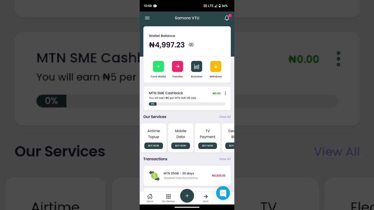 How to use SmartPay to fund VTU Wallet - Samora Bot