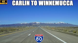 Interstate 80 West: Carlin to Winnemucca, Nevada