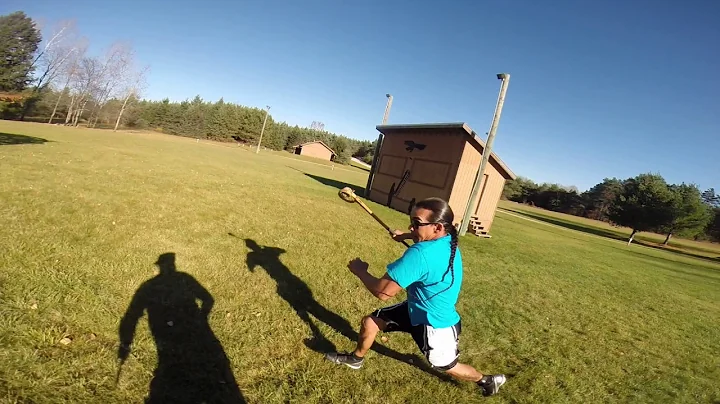 GoPro View | Baaga'adowe (Anishinaabe Wooden Stick Lacrosse Game)