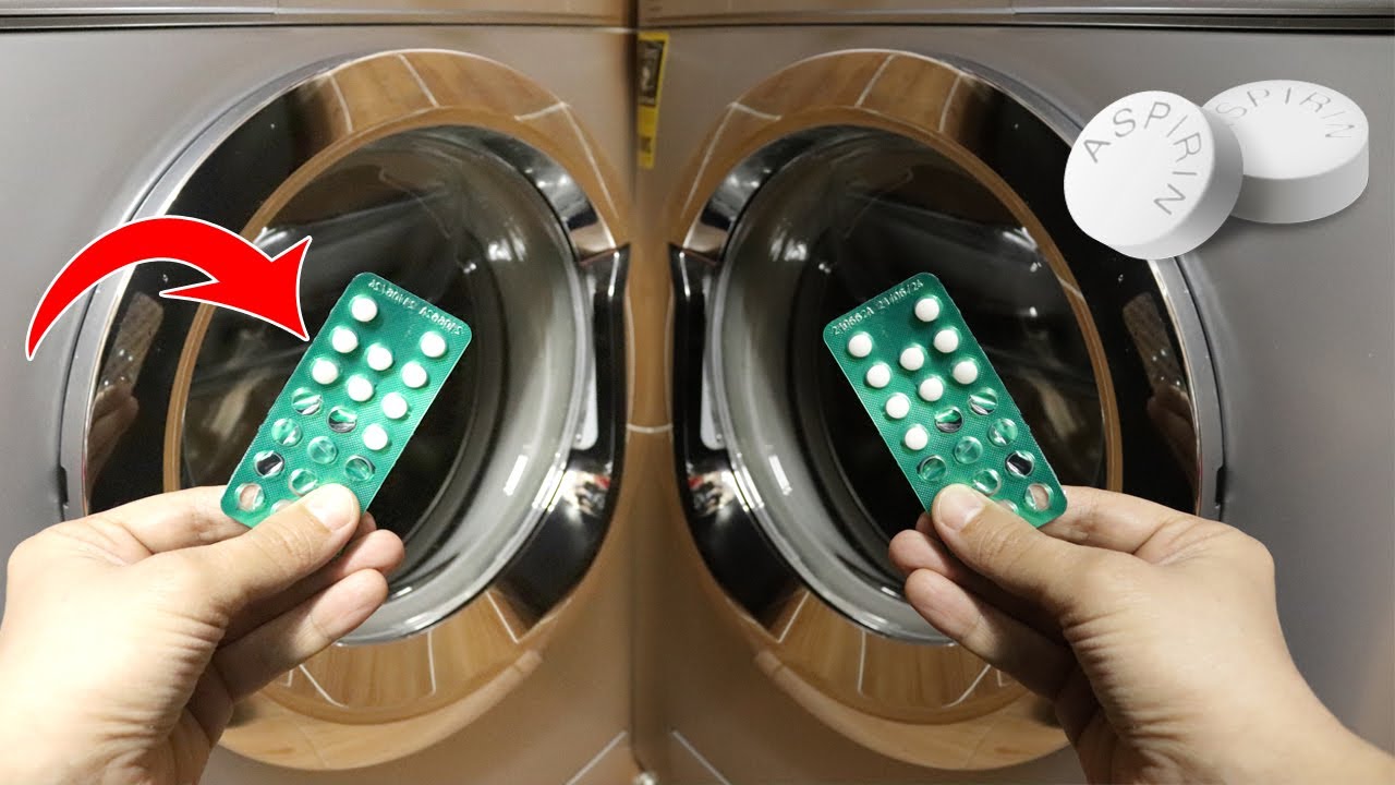 Put EXPIRED ASPIRIN in Your Washing Machine and WATCH WHAT HAPPENS! 👔