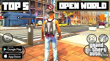 Top 5 Games Like GTA 5 Fan Made Android Download || OPENWORLD || @Rearex