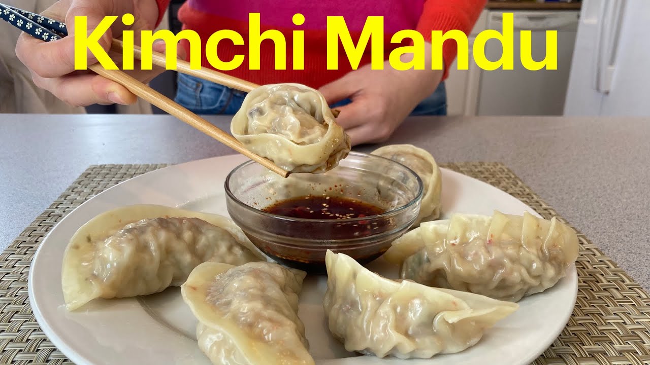 How to make Steamed Korean Kimchi MAndu (Kimchi Dumpling ) at Home!!! YouTube