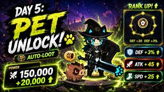 Sword x Staff - DAY 5: Pet Unlock & ITS HUGE!