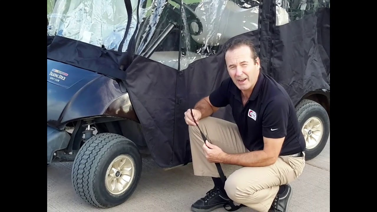 Securing Premier EZ Mag Yamaha Drive to Golf Cart YouTube