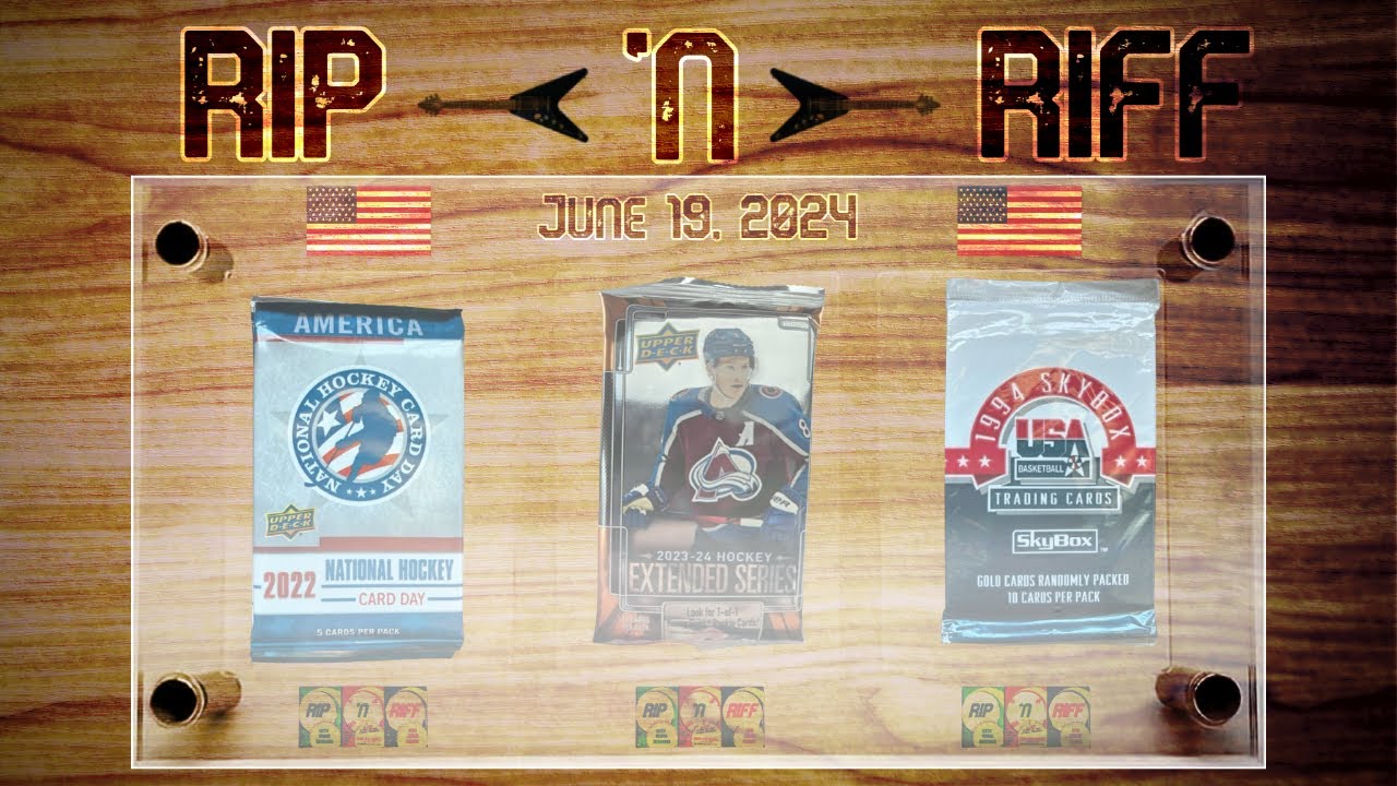 Opening Packs of Hockey & Team USA Basketball Cards | Rip ‘N Riff