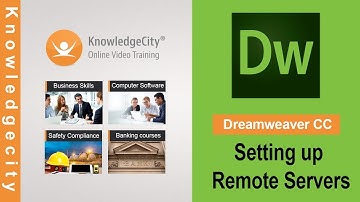 Dreamweaver CC tutorial: Setting up Remote Servers | Knowledgecity.com