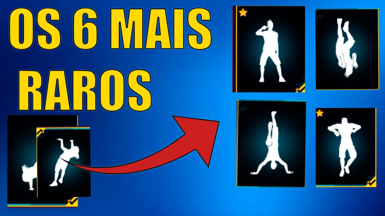 Os 6 Emotes Mais Raros do Free Fire: Será que Você Possui Algum Desses?