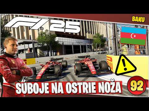 Bolesť, pot a súboje v uličkách BAKU! | F1 25 Kariéra #92