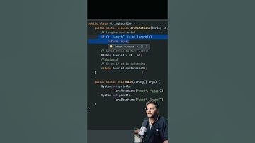 Check String Rotation ✅ Interview Question ✅ #java #dsa #interview