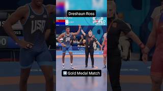 Dreshaun Ross pulled away late to reach the 125 kg gold medal match at the U20 World Championships.