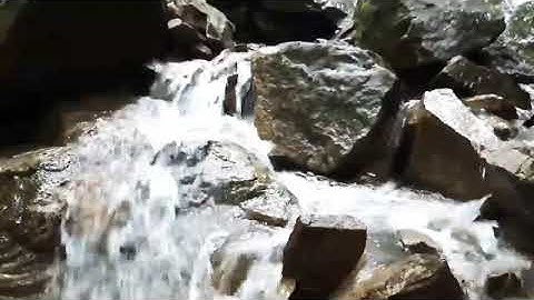 Thác suối Tiên ở Thiên Cấm Sơn. Thác đẹp nhất vùng đồng bằng sông Cửu Long