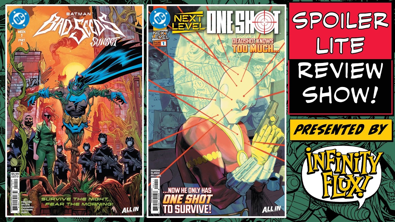 Before Release Weekly Comics Next Level, Batman Bad Seeds, Hammerfist, ROM, Superman, Absolute WW