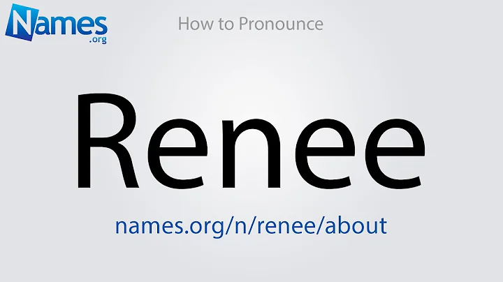 How to Pronounce Renee