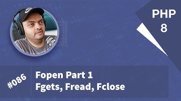 Learn PHP 8 In Arabic 2022 - #086 - fopen Part 1 - fgets, fread, fclose